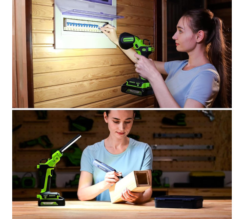 LED-фонарь 2-в-1 рабочий аккумуляторный Greenworks G24UL 24V (без АКБ и ЗУ)