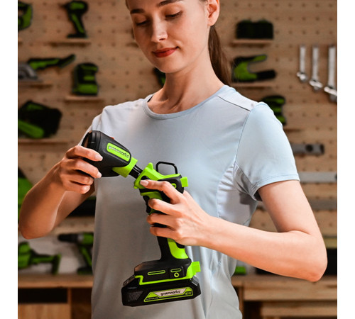 LED-фонарь 2-в-1 рабочий аккумуляторный Greenworks G24UL 24V (без АКБ и ЗУ)