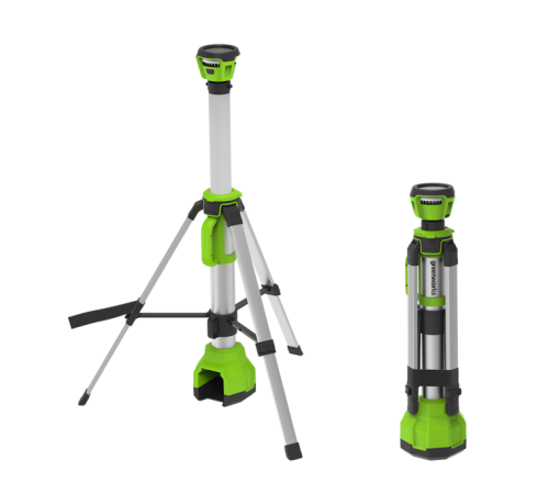 Мачта светодиодная осветительная 2-в-1 аккумуляторная Greenworks G120WLS 24V (без АКБ и ЗУ)