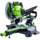 Пила торцовочная Greenworks GD24MS216 24V бесщеточная с протяжкой (1хАКБ 5Ач и ЗУ)