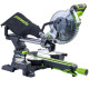 Пила торцовочная Greenworks GD24MS216 24V бесщеточная с протяжкой (1хАКБ 5Ач и ЗУ)