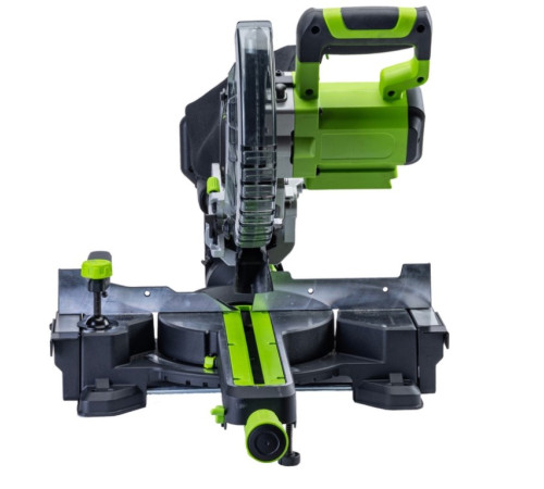 Пила торцовочная Greenworks GD24MS216 24V бесщеточная с протяжкой (1хАКБ 5Ач и ЗУ)