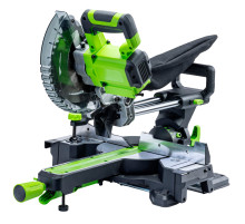 Пила торцовочная Greenworks GD24MS216 24V бесщеточная с протяжкой (без АКБ и ЗУ)