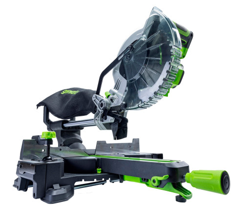 Пила торцовочная Greenworks GD24MS216 24V бесщеточная с протяжкой (без АКБ и ЗУ)