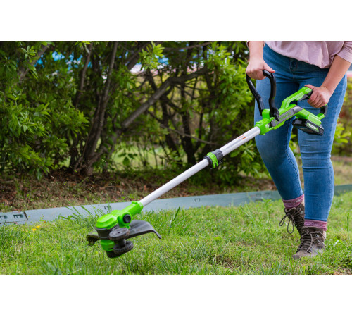 Триммер аккумуляторный Greenworks 24V G24LT301 (без АКБ и ЗУ) 30 см