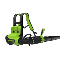 Воздуходув аккумуляторный ранцевый Greenworks 40V GD40BPG2 (1хАКБ 4Ач и ЗУ) б/щ