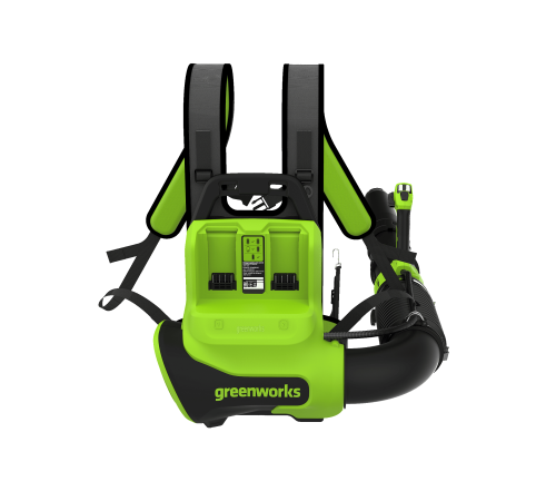 Воздуходув аккумуляторный ранцевый Greenworks 40V GD40BPG2 (1хАКБ 4Ач и ЗУ) б/щ