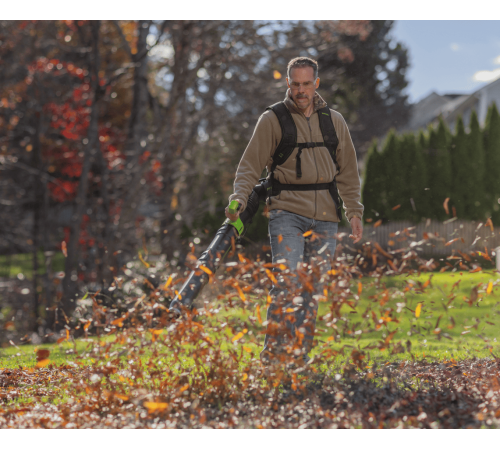 Воздуходув аккумуляторный ранцевый Greenworks 40V GD40BPG2 (1хАКБ 4Ач и ЗУ) б/щ