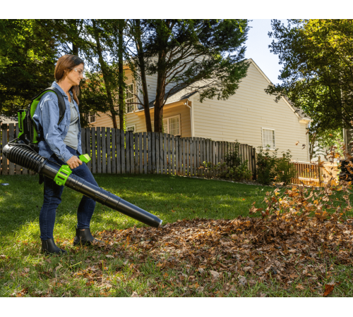 Воздуходув аккумуляторный ранцевый Greenworks 40V GD40BPG2 бесщеточный (без АКБ и ЗУ)