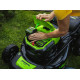 Газонокосилка аккумуляторная Greenworks 40V GD40LM46SP (1хАКБ 5Ач и ЗУ) 46см самоходная