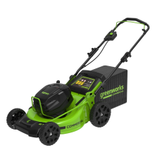 Газонокосилка аккумуляторная Greenworks 82V GC82HPLM51 (1хАКБ 5 Ач и ЗУ) 51 см