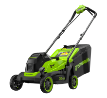 Газонокосилка аккумуляторная Greenworks 24V GD24LM331 (1хАКБ 2Ач и ЗУ) 33см