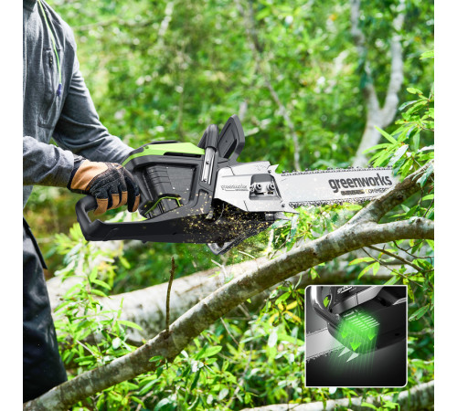 Цепная пила аккумуляторная Greenworks 82V OCS800 (без АКБ и ЗУ) 5кВт 50см