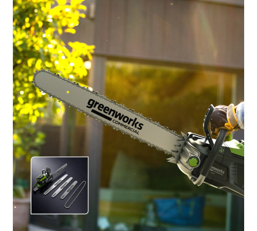 Цепная пила аккумуляторная Greenworks 82V OCS800 (без АКБ и ЗУ) 5кВт 50см