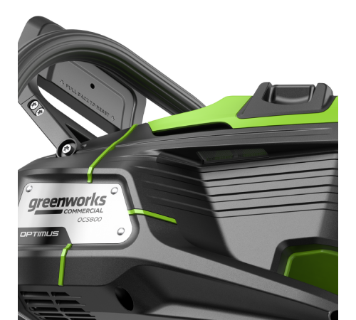 Цепная пила аккумуляторная Greenworks 82V OCS800 (без АКБ и ЗУ) 5кВт 50см