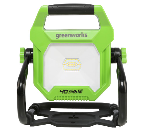 LED-прожектор с гибридным питанием аккумуляторный Greenworks G40WLH 40V / 220V (без АКБ и ЗУ)