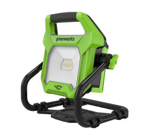 LED-прожектор с гибридным питанием аккумуляторный Greenworks G40WLH 40V / 220V (без АКБ и ЗУ)