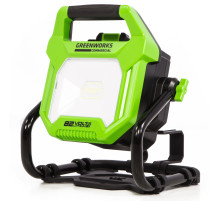 LED-прожектор с гибридным питанием аккумуляторный Greenworks G82WLH 82V / 220V (без АКБ и ЗУ)
