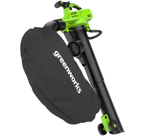 Воздуходувка-пылесос аккумуляторный Greenworks 60V GD60BVII (без АКБ и ЗУ)