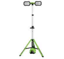 Мачта осветительная аккумуляторная Greenworks GPT-STL 24V/110-240V, 3000 лм (без АКБ и ЗУ)