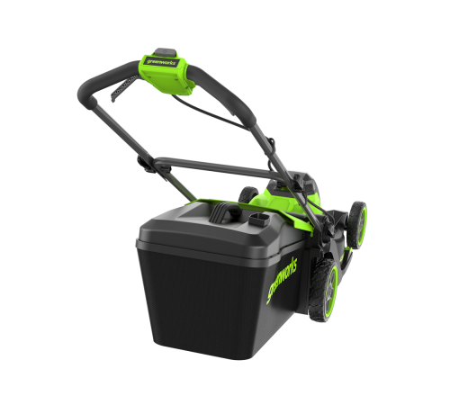 Газонокосилка аккумуляторная Greenworks 40V GD40LM411 (1хАКБ 5Ач и ЗУ) 41 см б/щ