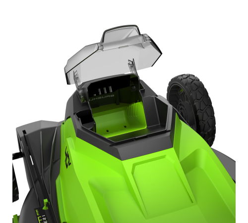 Газонокосилка аккумуляторная Greenworks 40V GD40LM411 (1хАКБ 5Ач и ЗУ) 41 см б/щ