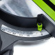 Пила торцовочная Greenworks GD24MS216 24V бесщеточная с протяжкой (1хАКБ 4Ач и ЗУ)