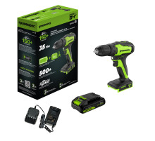 Винтоверт ударный аккумуляторный Greenworks 24V GD24ID3 (1x4Ач, ЗУ, кор) 300Нм, 3 режима, 0-2800об/м