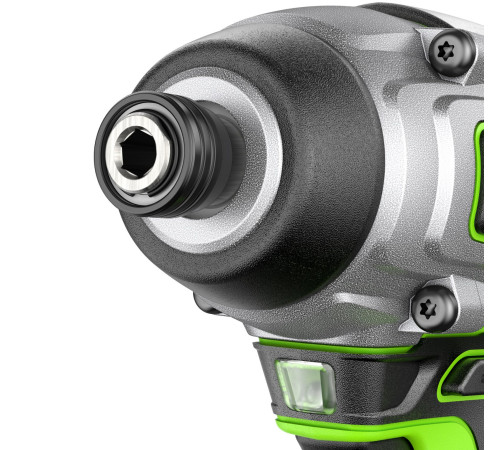 Винтоверт ударный аккумуляторный Greenworks 24V GD24ID3 (1x4Ач, ЗУ, кор) 300Нм, 3 режима, 0-2800об/м