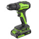 Дрель-шуруповерт аккумуляторная Greenworks 24V GD24DD35 (2x2Ач, ЗУ, коробка) 29/35Нм б/щет