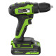Дрель-шуруповерт аккумуляторная Greenworks 24V GD24DD35 (2x2Ач, ЗУ, коробка) 29/35Нм б/щет