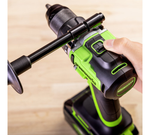 Дрель-шуруповерт аккумуляторная Greenworks 24V GD24DD90 (1хАКБ 4Ач и ЗУ) 90Нм коробка