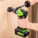 Дрель-шуруповерт аккумуляторная Greenworks 24V GD24DD90 (1хАКБ 4Ач и ЗУ) 90Нм коробка
