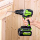 Дрель-шуруповерт аккумуляторная Greenworks 24V GD24DD90 (2хАКБ 4Ач и ЗУ) 90Нм коробка