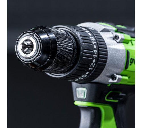 Дрель-шуруповерт ударная аккумуляторная 24V Greenworks GD24DD60 (1х4Ач, ЗУ, кор) 30/60Нм, б/щет