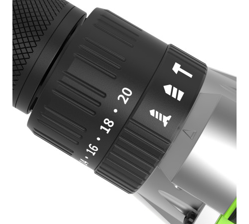 Дрель-шуруповерт ударная аккумуляторная 24V Greenworks GD24DD60 (2х2Ач, ЗУ, кор) 30/60Нм, б/щет