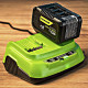Ультрабыстрое двойное зарядное устройство Greenworks 24V G24X2C8 8A