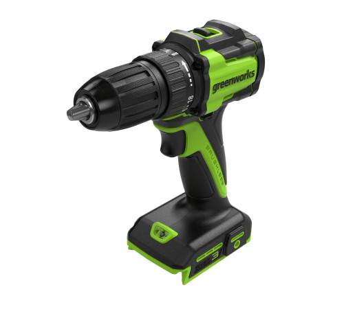 Дрель-шуруповерт аккумуляторная Greenworks 24V DD345 (без АКБ и ЗУ) б/щет 27/45 Нм 13мм