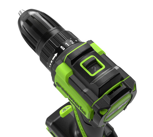 Дрель-шуруповерт аккумуляторная Greenworks 24V DD345 (без АКБ и ЗУ) б/щет 27/45 Нм 13мм