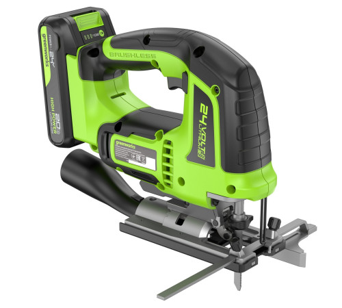 Лобзик аккумуляторный Greenworks 24V GD24JS120 (1хАКБ2Ач и ЗУ)