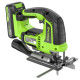 Лобзик аккумуляторный Greenworks 24V GD24JS120 (1хАКБ2Ач и ЗУ)