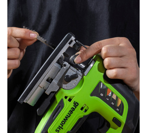 Лобзик аккумуляторный Greenworks 24V GD24JS120 (1хАКБ2Ач и ЗУ)