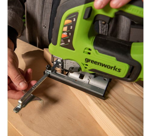 Лобзик аккумуляторный Greenworks 24V GD24JS120 (1хАКБ2Ач и ЗУ)