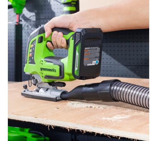 Лобзик аккумуляторный Greenworks 24V GD24JS120 (1хАКБ2Ач и ЗУ)