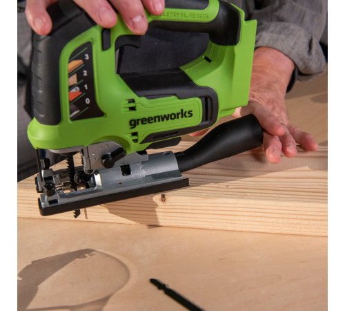 Лобзик аккумуляторный Greenworks 24V GD24JS120 (1хАКБ4Ач и ЗУ)