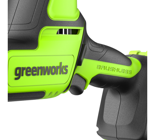Пила сабельная аккумуляторная Greenworks GPT-CRS-25 24V б/щет (1АКБх 2Ач и ЗУ) коробка