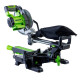Пила торцовочная Greenworks GD24MS216 24V бесщеточная с протяжкой (1хАКБ 2Ач и ЗУ)
