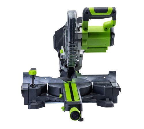 Пила торцовочная Greenworks GD24MS216 24V бесщеточная с протяжкой (1хАКБ 2Ач и ЗУ)