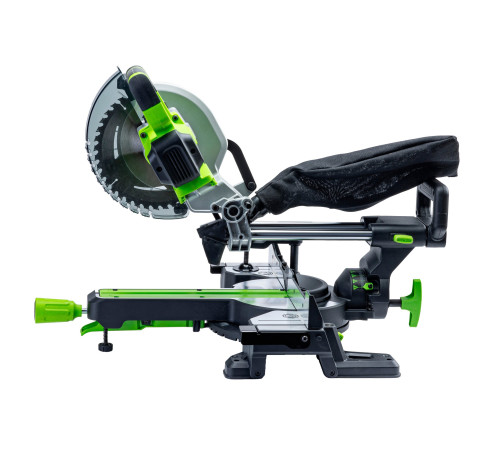 Пила торцовочная Greenworks GD24MS216 24V бесщеточная с протяжкой (1хАКБ 2Ач и ЗУ)