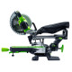 Пила торцовочная Greenworks GD24MS216 24V бесщеточная с протяжкой (1хАКБ 2Ач и ЗУ)